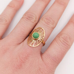 Bague "Solaire Longue"
