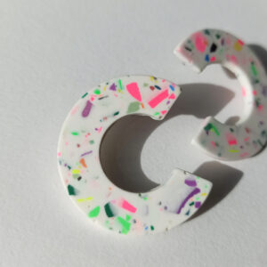 Boucles d'oreilles "BO2C" - Collection Terrazzo