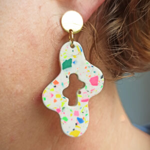 Boucles d'oreilles "Eggs Large" - Collection Terrazzo