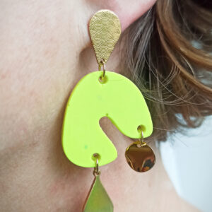 Boucles d'oreilles "Calder" - Collection Fluo